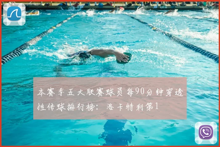 本赛季五大联赛球员每90分钟穿透性传球排行榜：洛卡特利第1